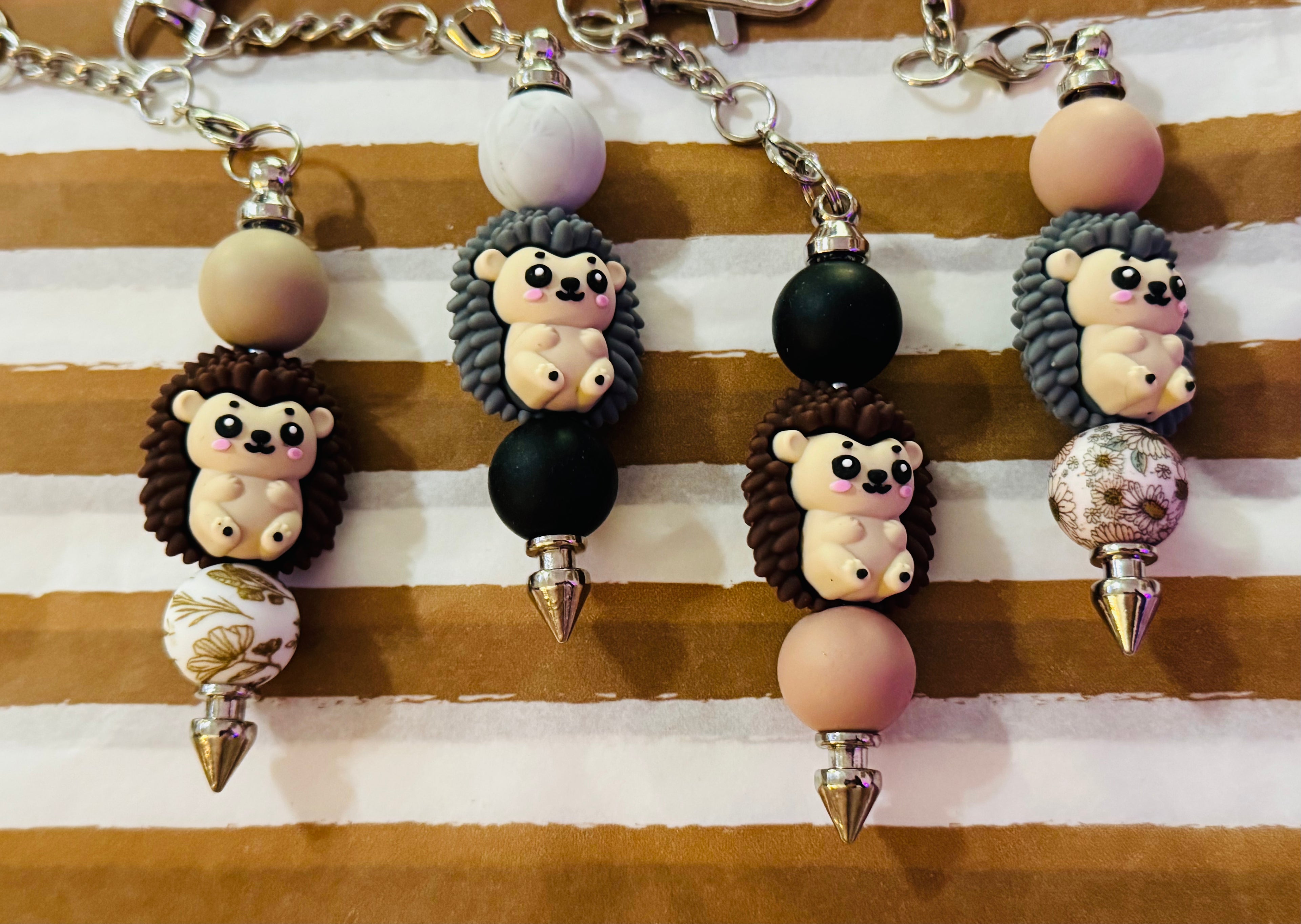 Adorable Hedgehog Keychains